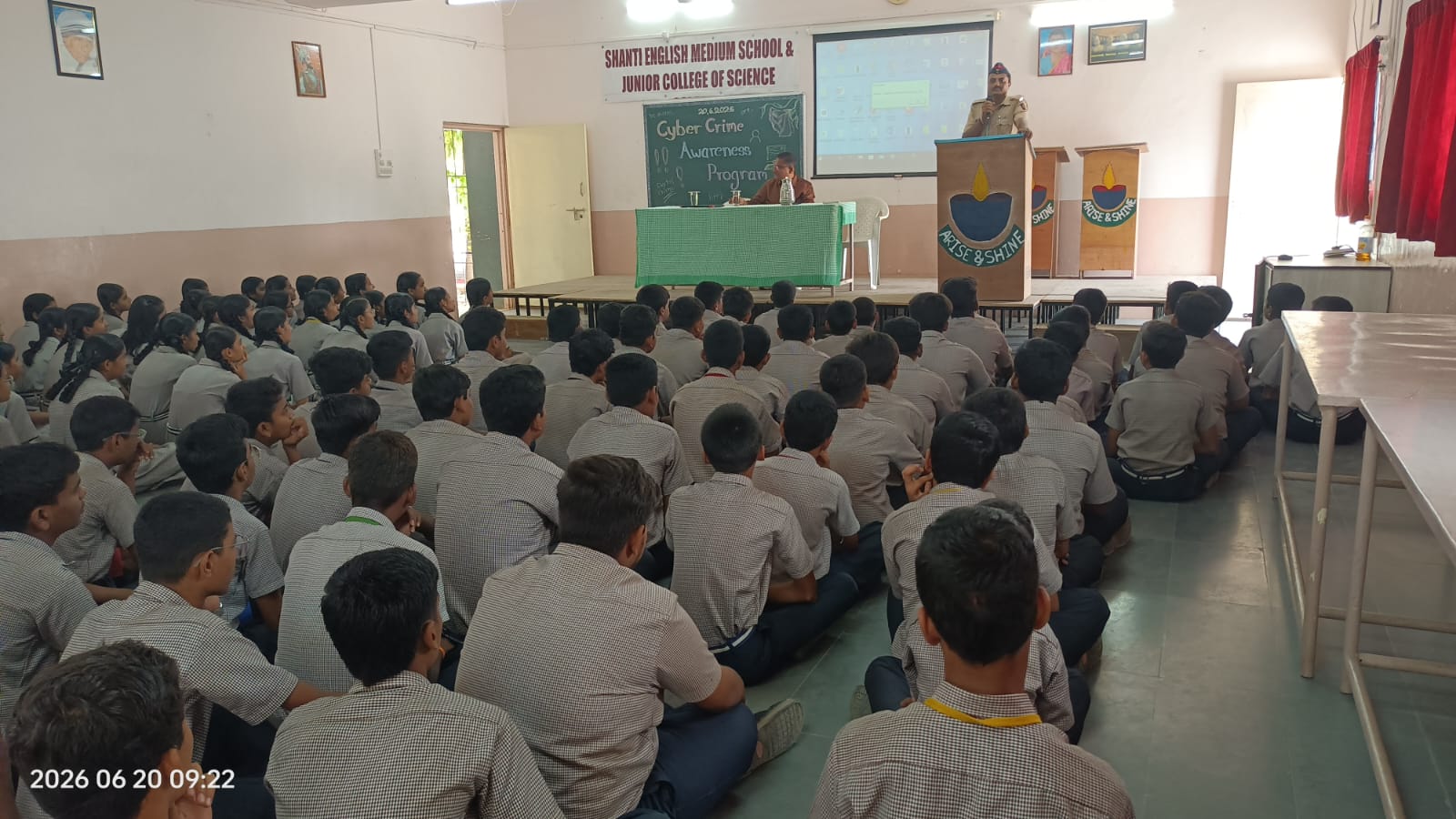 "Cyber Crime" Awareness program arranged for X std. on 20.06.2026